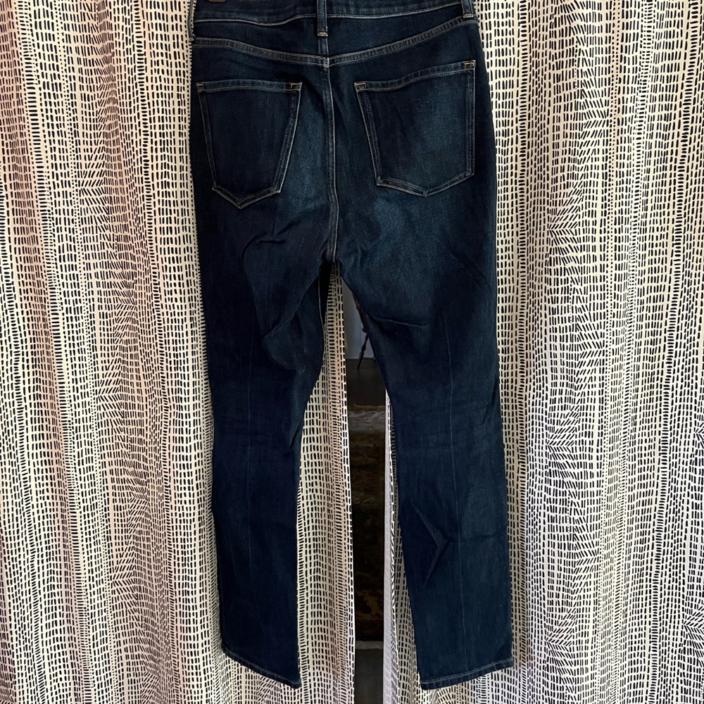 Banana Republic High-Rise Slim Jeans in Deep Indigo